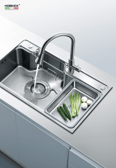 Ảnh CHẬU RỬA BÁT 1 HỐ NOBINOX HIGON NH905 4