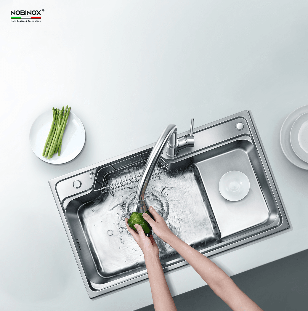 Ảnh CHẬU RỬA BÁT 1 HỐ NOBINOX HIGON NH905 3