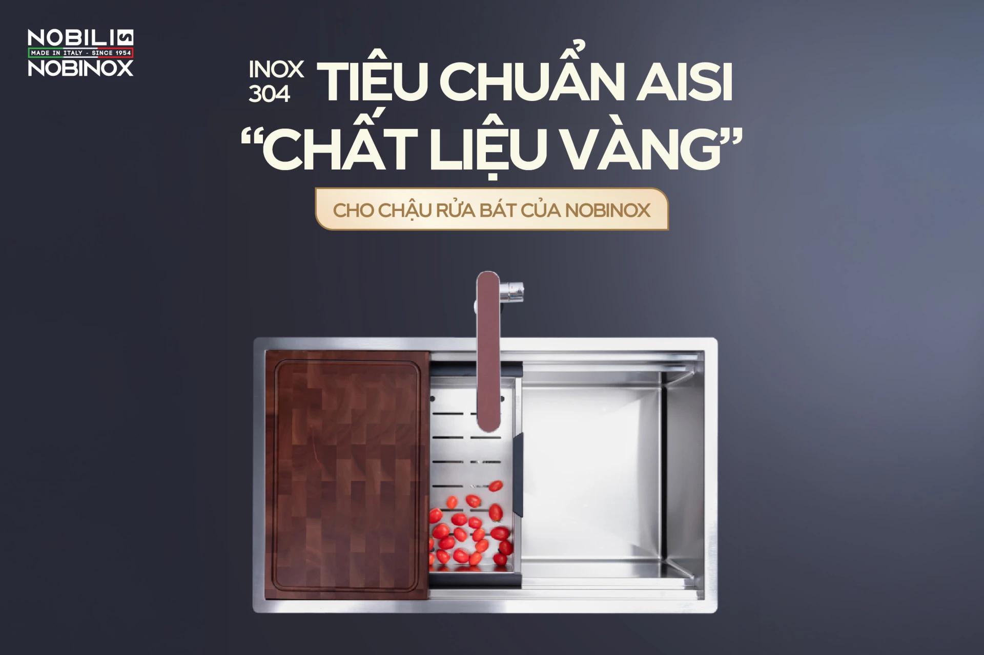 Inox 304 tiêu chuẩn AISI - Lựa chọn hoàn hảo cho chậu rửa bát