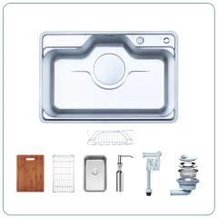 Ảnh CHẬU RỬA BÁT 1 HỐ NOBINOX LIKEN NL725D 2