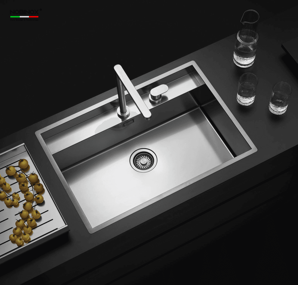 Ảnh CHẬU RỬA BÁT 1 HỐ NOBINOX LUMIA NJ557 4