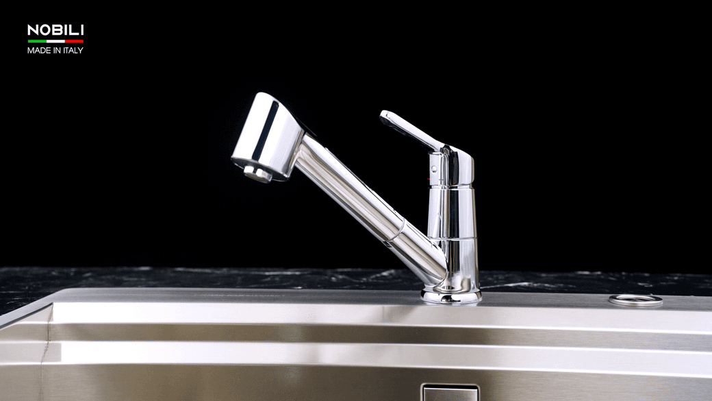 Ảnh VÒI RỬA BÁT DÂY RÚT NOBILI BLUES NB177 2