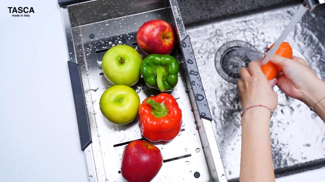 Ảnh CHẬU RỬA BÁT 1 HỐ TASCA CANOVA NT600B 6