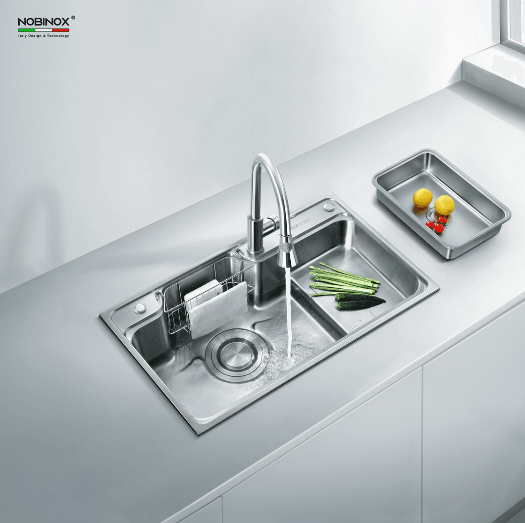 Ảnh CHẬU RỬA BÁT 1 HỐ NOBINOX HIGON NH905 5