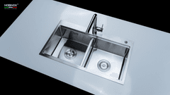 Ảnh CHẬU RỬA BÁT 2 HỐ NOBINOX LIKEN NL785 6