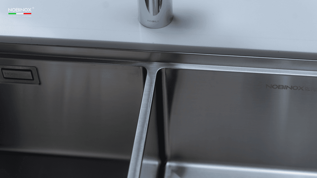 Ảnh CHẬU RỬA BÁT 2 HỐ NOBINOX LUMIA NJ524 6