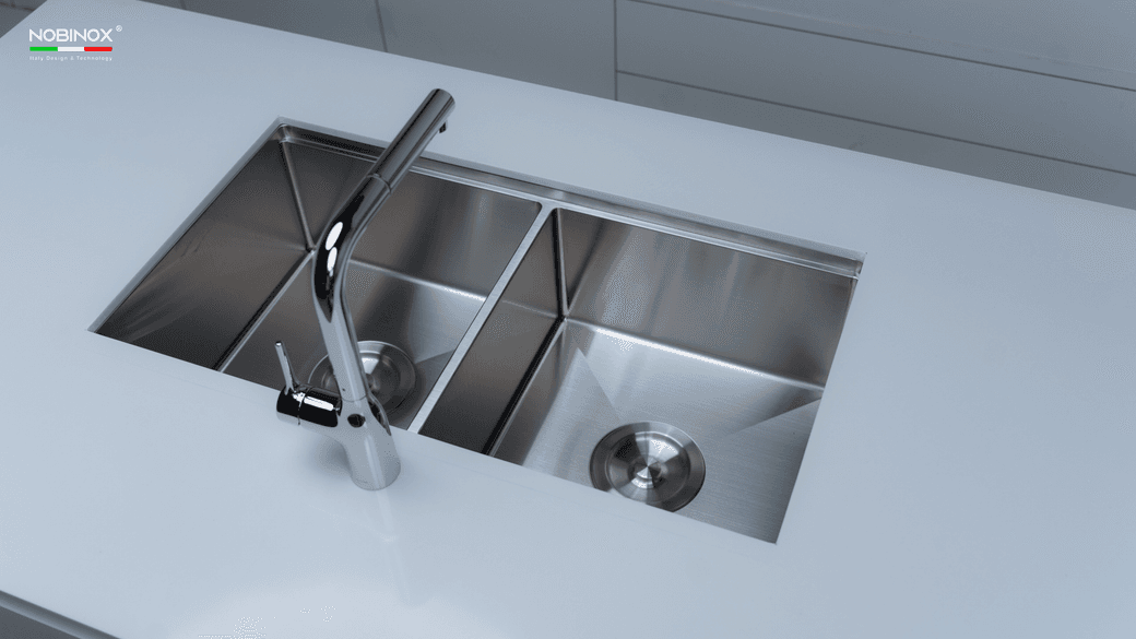 Ảnh CHẬU RỬA BÁT 2 HỐ NOBINOX LUMIA NJ524 5