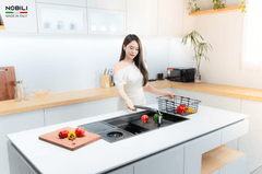 Ảnh VÒI RỬA BÁT DÂY RÚT NOBILI TABLE NB242 4