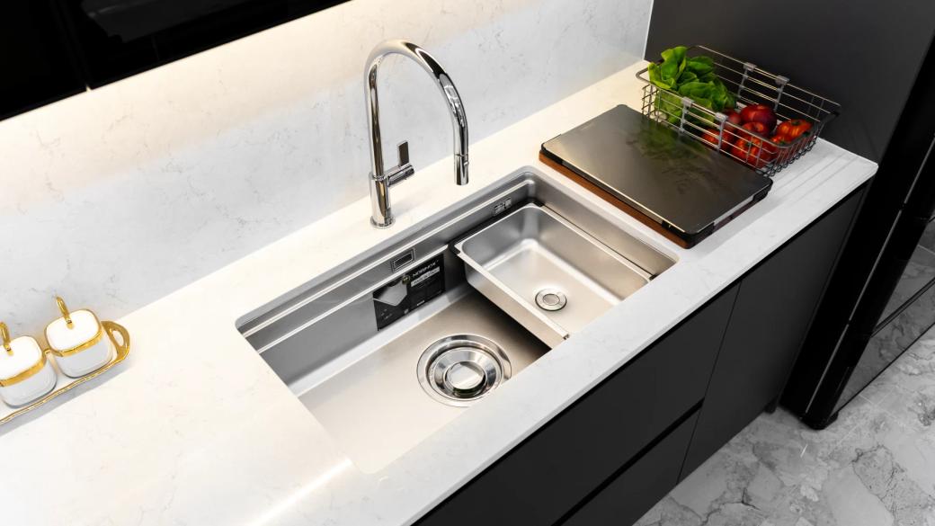 Ảnh CHẬU RỬA BÁT 1 HỐ NOBINOX LIRA NJ562D 16