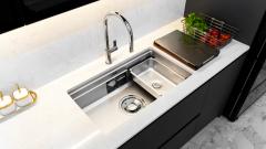 Ảnh CHẬU RỬA BÁT 1 HỐ NOBINOX LIRA NJ562D 16