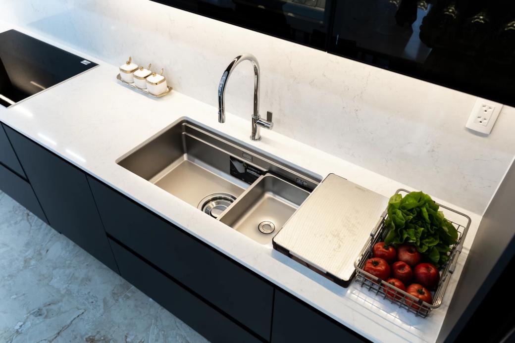 Ảnh CHẬU RỬA BÁT 1 HỐ NOBINOX LIRA NJ562D 17