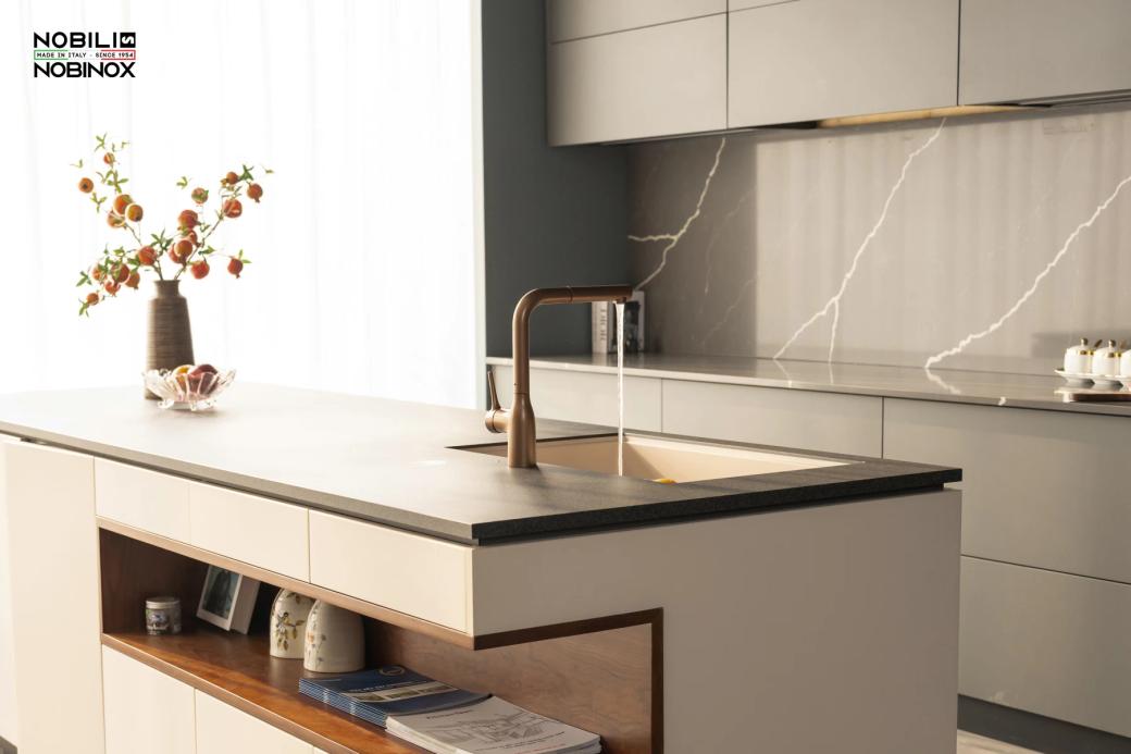 Ảnh VÒI RỬA BÁT DÂY RÚT NOBILI MANIA NB217B 12