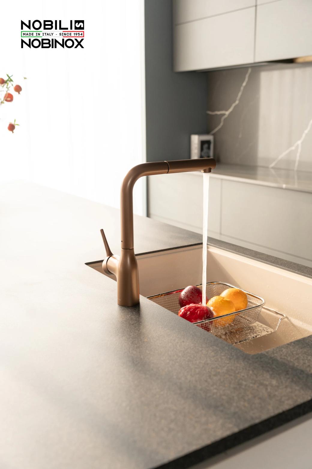 Ảnh VÒI RỬA BÁT DÂY RÚT NOBILI MANIA NB217B 13