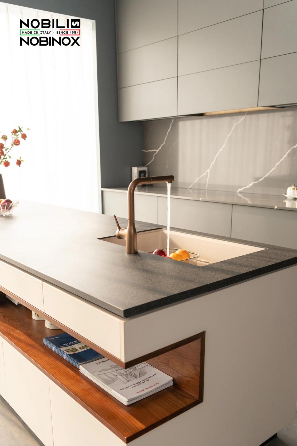 Ảnh VÒI RỬA BÁT DÂY RÚT NOBILI MANIA NB217B 14