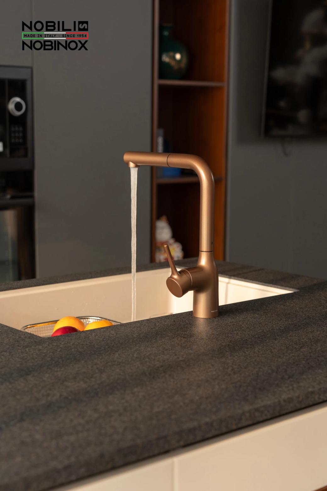 Ảnh VÒI RỬA BÁT DÂY RÚT NOBILI MANIA NB217B 15