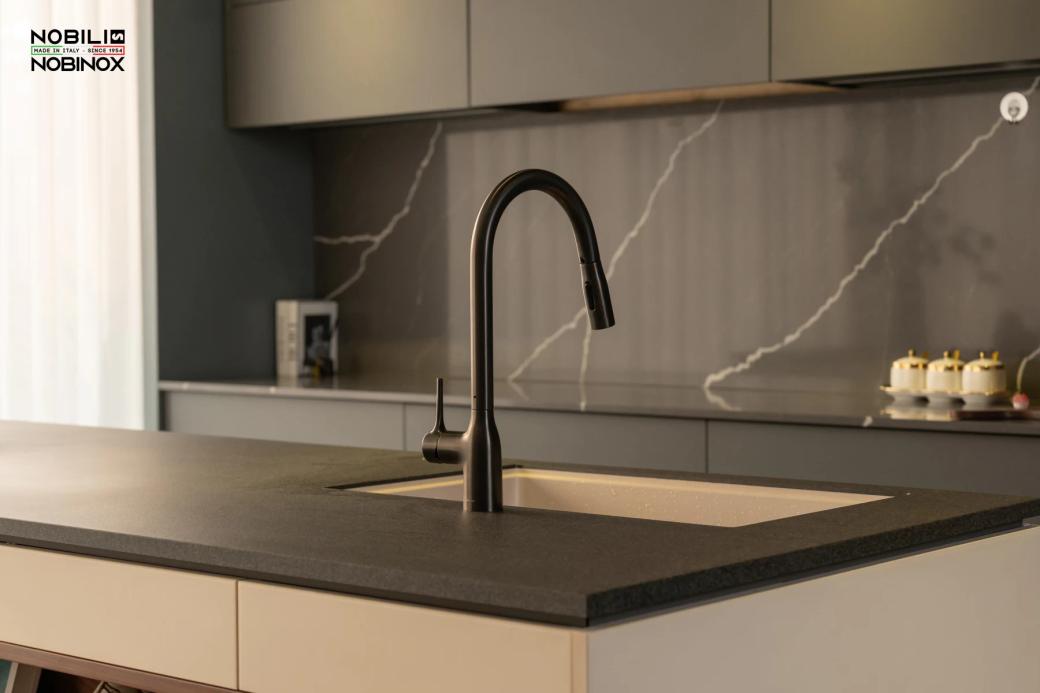 Ảnh VÒI RỬA BÁT DÂY RÚT NOBILI MANIA NB308G  12