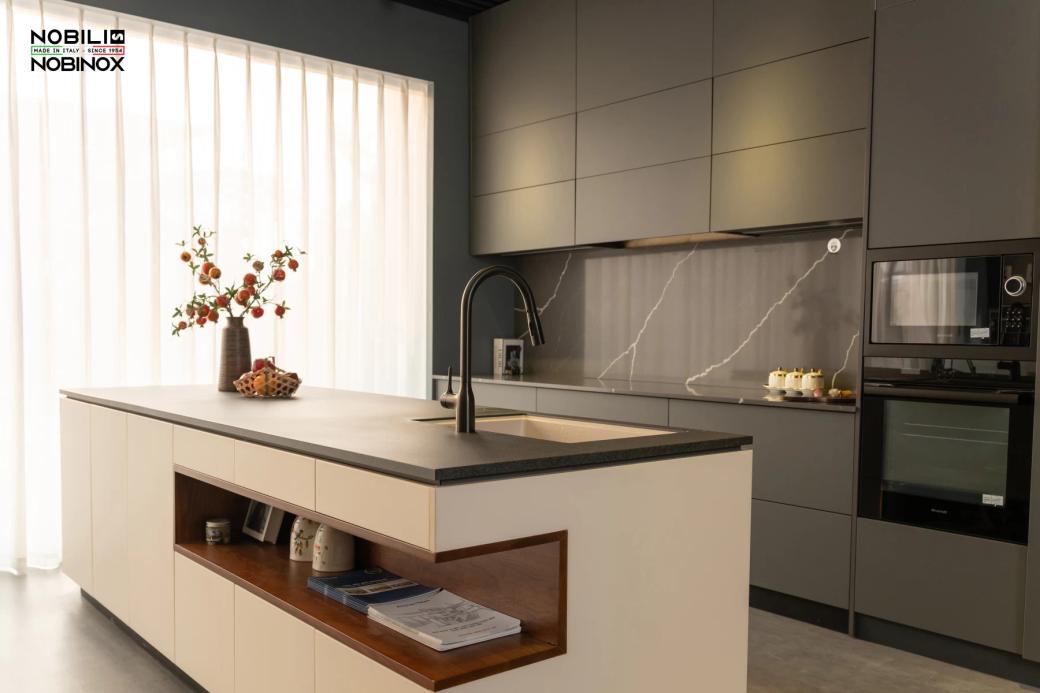 Ảnh VÒI RỬA BÁT DÂY RÚT NOBILI MANIA NB308G  3