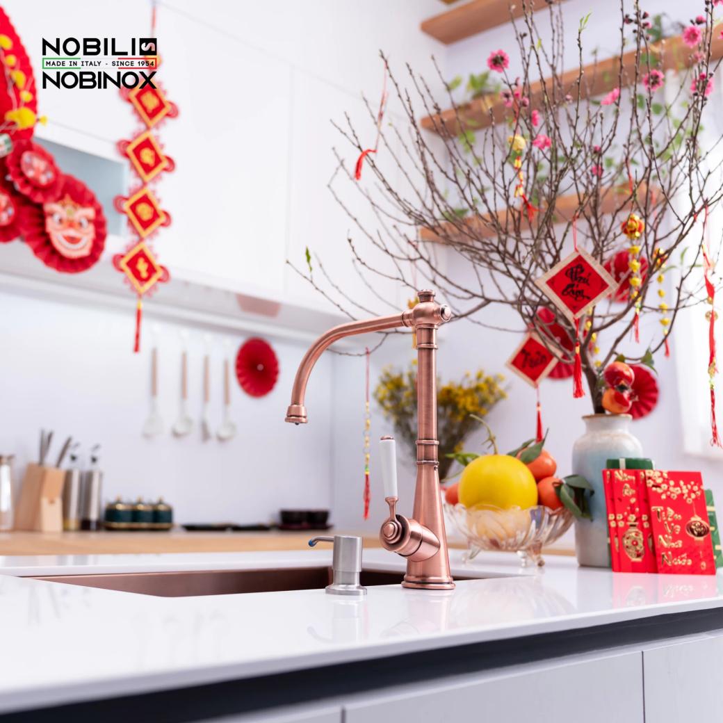 Ảnh Vòi rửa bát cần cứng NOBILI CHARLIE NB255C 3