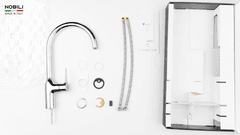 Ảnh Vòi rửa bát cần cứng NOBILI RING NB132 19