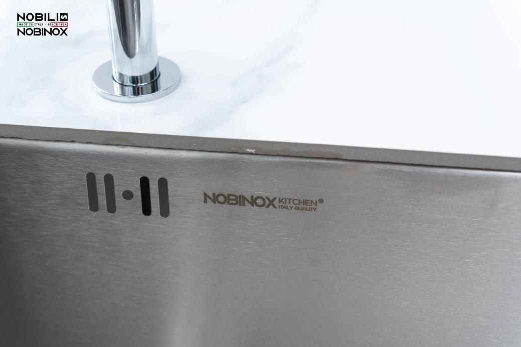 Ảnh CHẬU RỬA BÁT 1 HỐ NOBINOX PURA NT622U 9