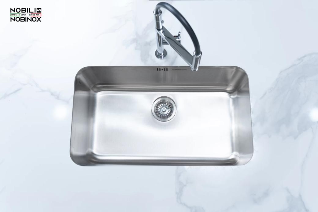 Ảnh CHẬU RỬA BÁT 1 HỐ NOBINOX PURA NT622U 11