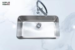 Ảnh CHẬU RỬA BÁT 1 HỐ NOBINOX PURA NT622U 11