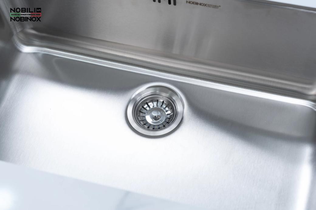 Ảnh CHẬU RỬA BÁT 1 HỐ NOBINOX PURA NT622U 12