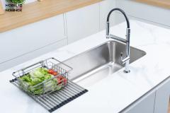 Ảnh CHẬU RỬA BÁT 1 HỐ NOBINOX PURA NT622U 18