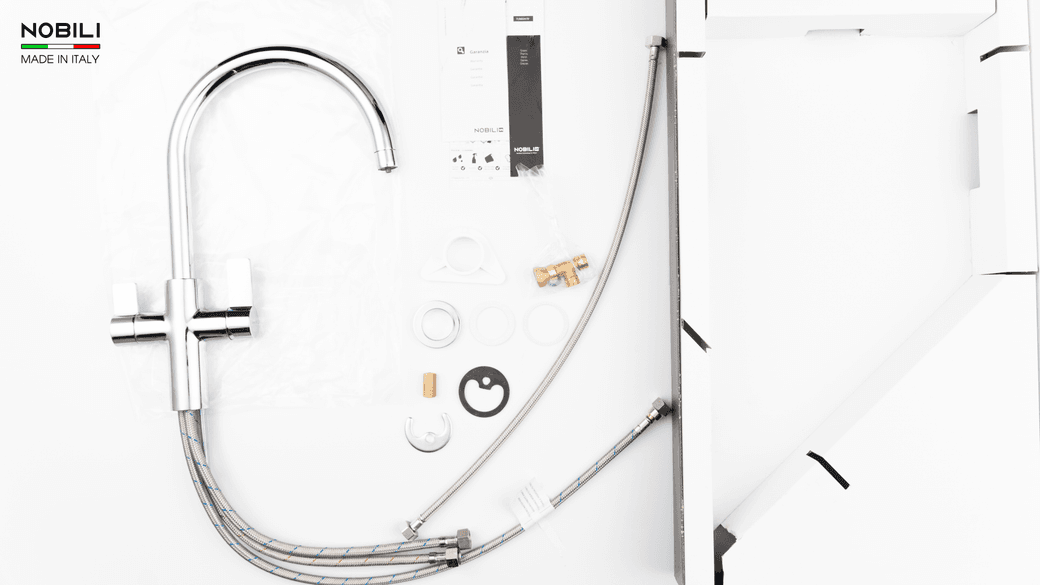 Ảnh Vòi rửa bát 3 đường nước NOBILI SORA NB164 24