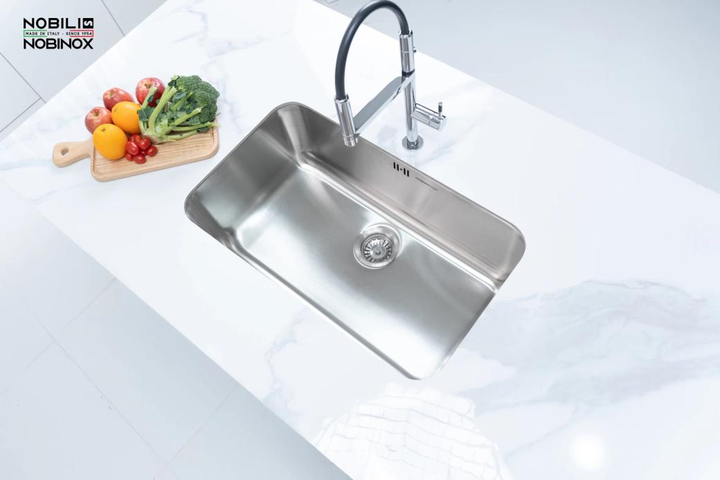 Ảnh CHẬU RỬA BÁT 1 HỐ NOBINOX PURA NT622U 21