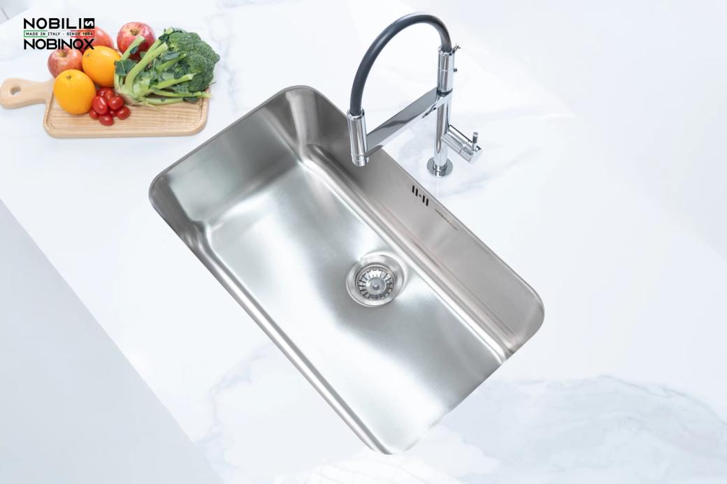 Ảnh CHẬU RỬA BÁT 1 HỐ NOBINOX PURA NT622U 5