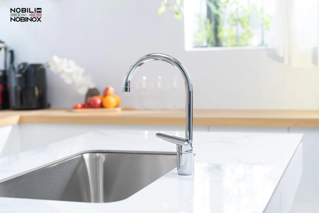 Ảnh Vòi rửa bát cần cứng NOBILI BLUES NB188 15