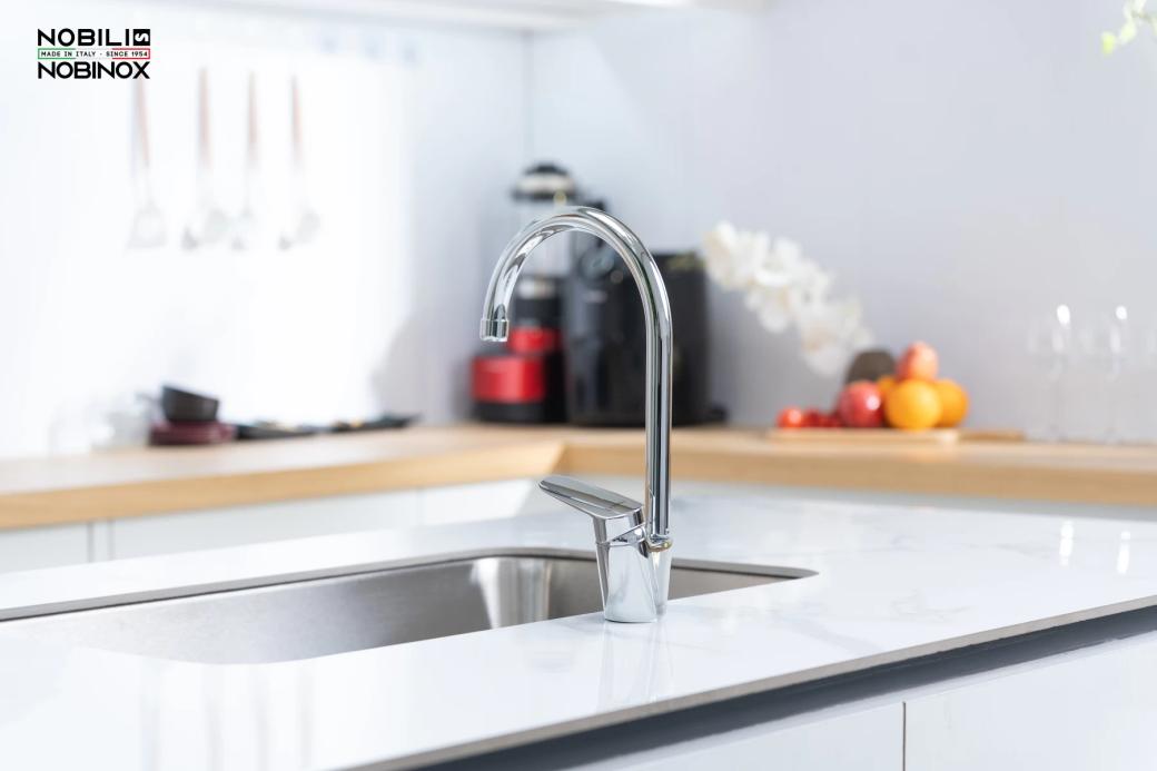 Ảnh Vòi rửa bát cần cứng NOBILI BLUES NB188 16
