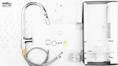 Ảnh VÒI RỬA BÁT DÂY RÚT NOBILI MANIA NB305C 12