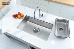 Ảnh CHẬU RỬA BÁT 1 HỐ NOBINOX ROSA NN974DT 4