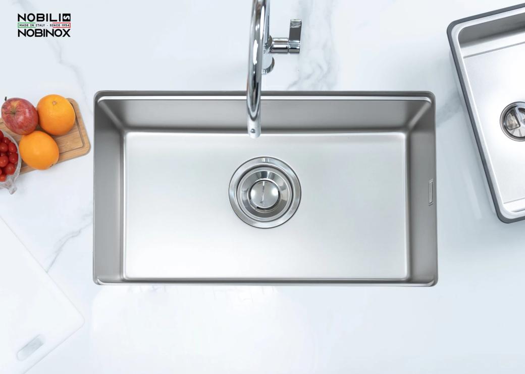 Ảnh CHẬU RỬA BÁT 1 HỐ NOBINOX ROSA NN974DT 5