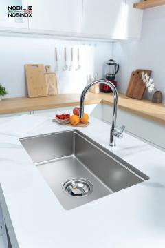 Ảnh CHẬU RỬA BÁT 1 HỐ NOBINOX ROSA NN974DT 8