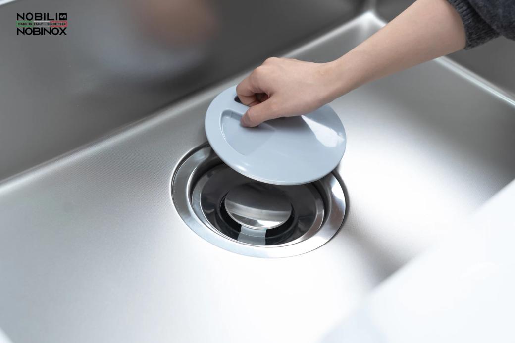 Ảnh CHẬU RỬA BÁT 1 HỐ NOBINOX ROSA NN974DT 11