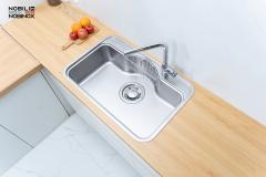 Ảnh CHẬU RỬA BÁT 1 HỐ NOBINOX ROSA NN975D 3