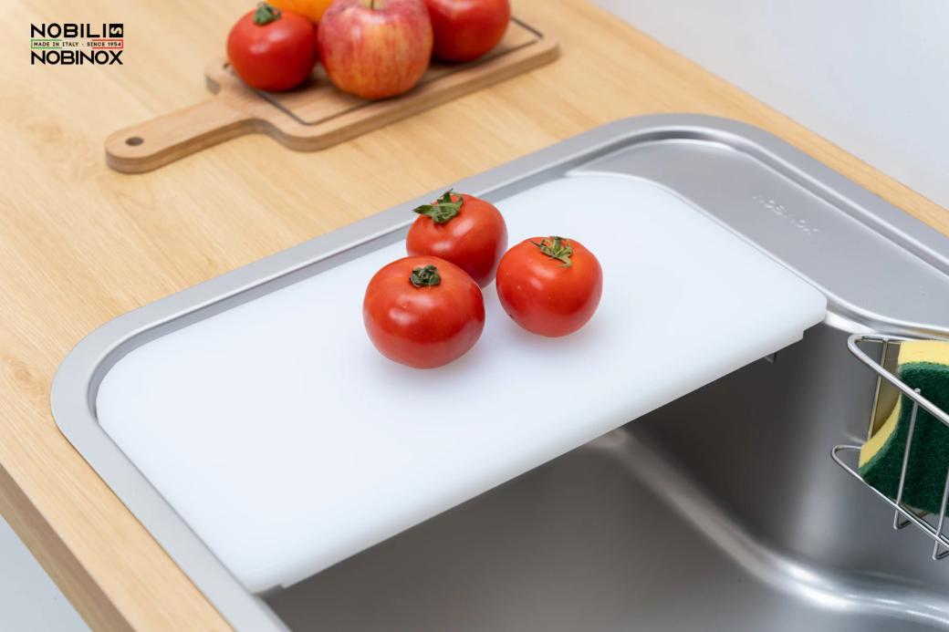 Ảnh CHẬU RỬA BÁT 1 HỐ NOBINOX ROSA NN975D 8