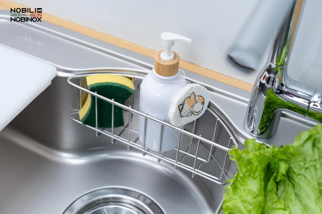 Ảnh CHẬU RỬA BÁT 1 HỐ NOBINOX ROSA NN975D 22