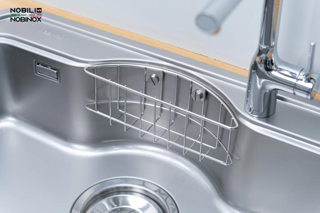 Ảnh CHẬU RỬA BÁT 1 HỐ NOBINOX ROSA NN975D 10