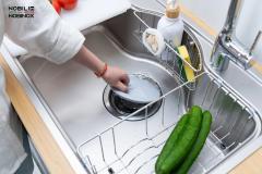 Ảnh CHẬU RỬA BÁT 1 HỐ NOBINOX ROSA NN975D 14