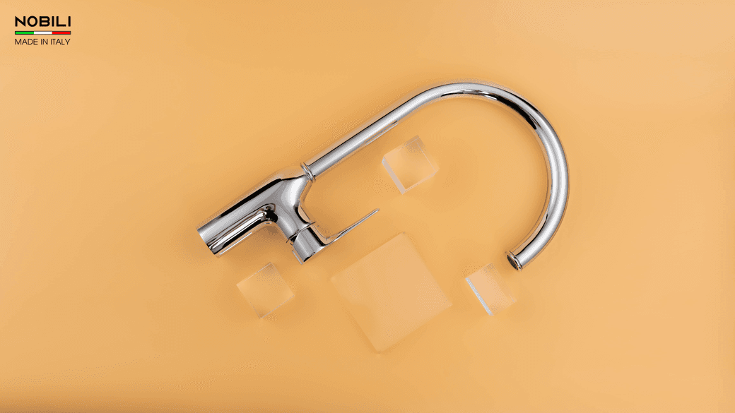 Ảnh Vòi rửa bát cần cứng NOBILI RING NB132 12