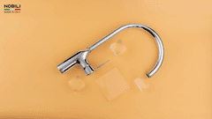 Ảnh Vòi rửa bát cần cứng NOBILI RING NB132 12