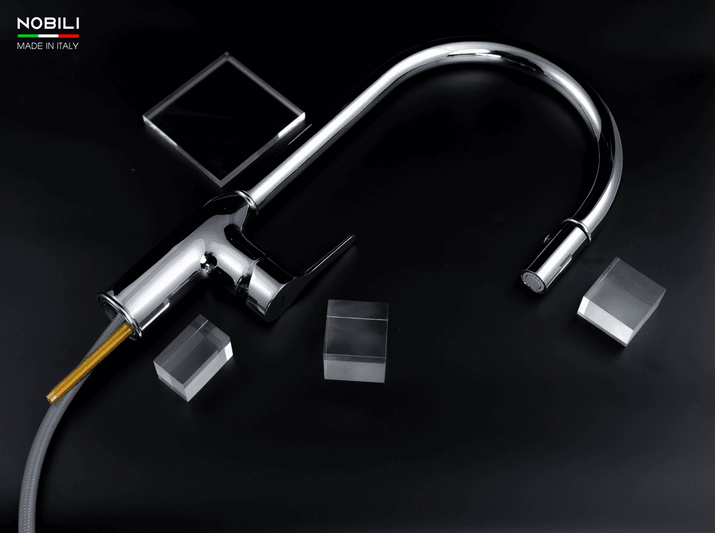 Ảnh VÒI RỬA BÁT DÂY RÚT NOBILI RING NB131L 9