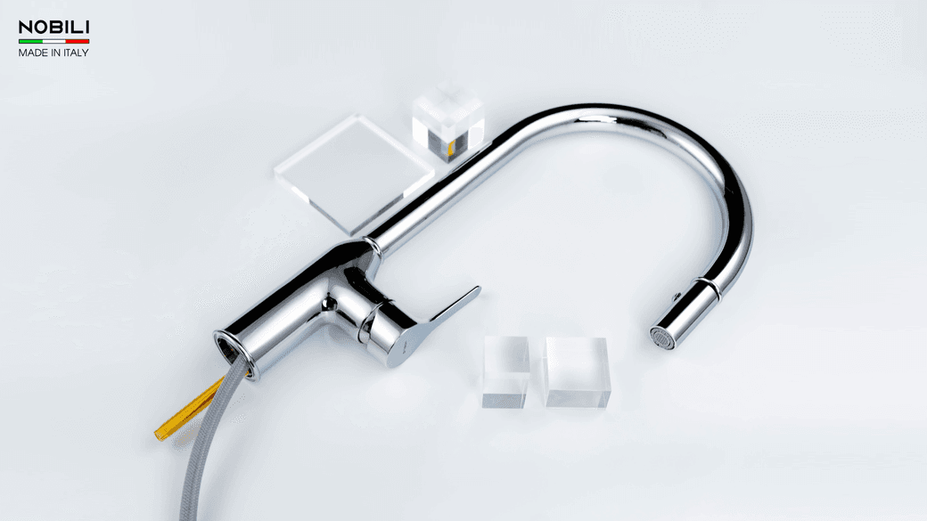 Ảnh VÒI RỬA BÁT DÂY RÚT NOBILI RING NB131L 13