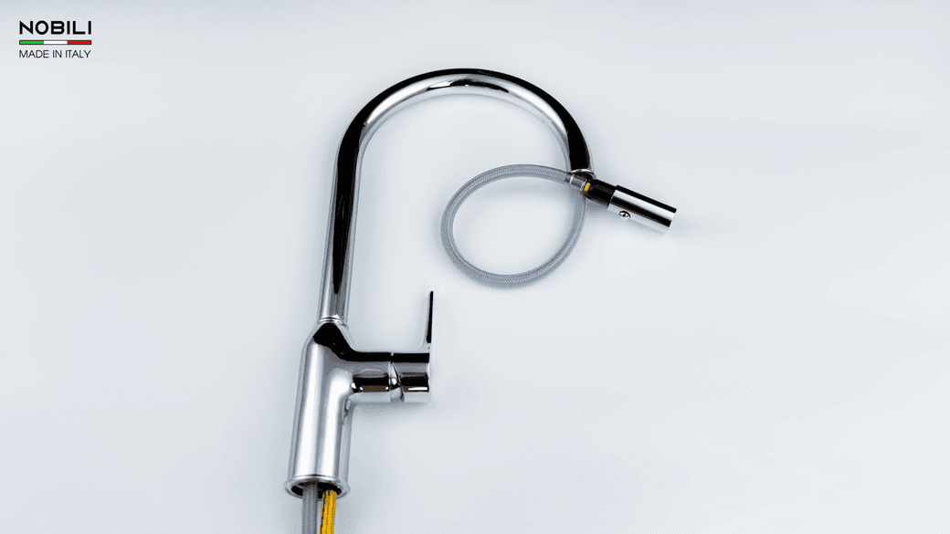 Ảnh VÒI RỬA BÁT DÂY RÚT NOBILI RING NB131L 24