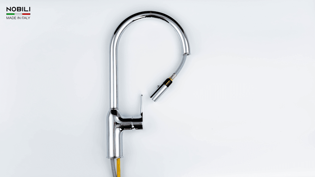 Ảnh VÒI RỬA BÁT DÂY RÚT NOBILI RING NB131L 25