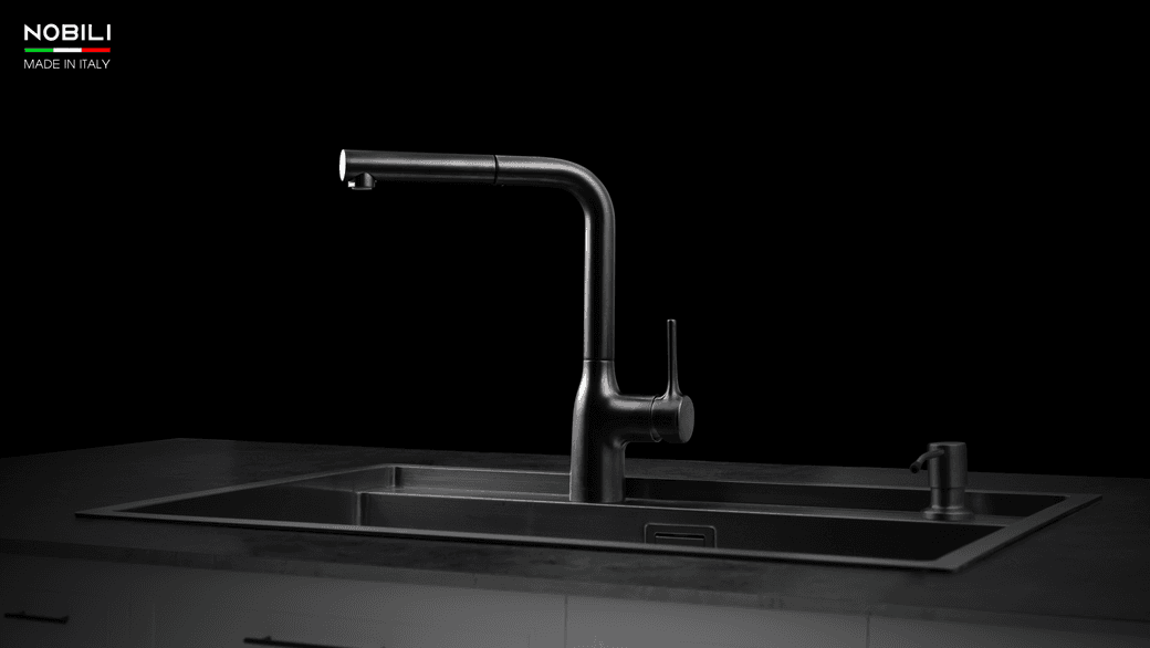 Ảnh VÒI RỬA BÁT DÂY RÚT NOBILI MANIA NB216LTB 2